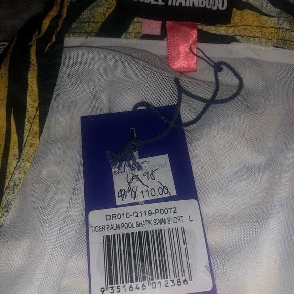 Double Rainbow Mens Swim Short Size L - Picture 5 of 6